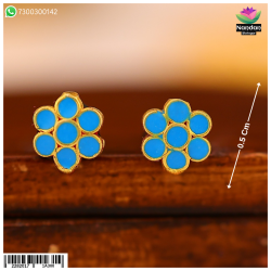 Meenakari Karnfool - (Silver) Meenakari Karnfool - (Silver)