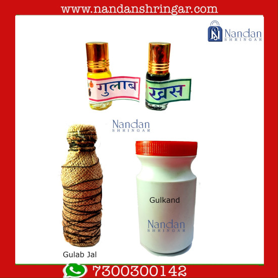 Seva Combo - Itra, Gulab Jal, Gulkand, 