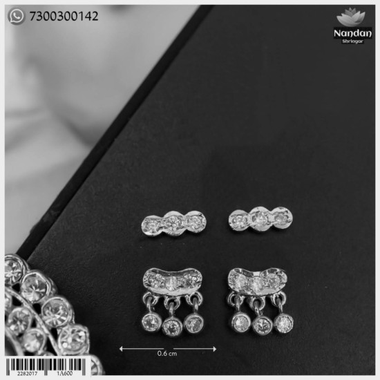 Kada Nupur Chitra Ji - Panna (Silver) Kada Nupur Chitra Ji - Panna (Silver)
