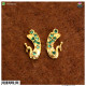 MayuraKrit Kundal - Silver (Panna) MayuraKrit Kundal - Silver (Panna)