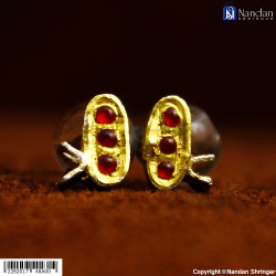 Jadaau MakraKrit Kundal - Manek (Silver)