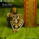 Real Pearl Kundan Haar - (Silver)