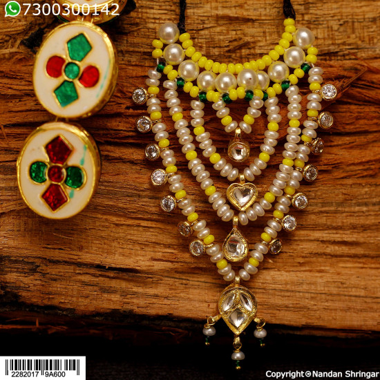 Jadaau Real Pearl Haar - (Silver)