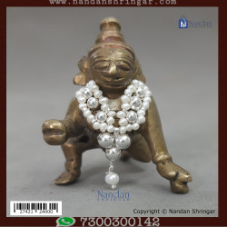 Moti Mala Silver - Real Pearl (No 1)