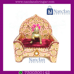 Meenakari Moti Sinhasan 