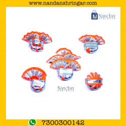 Silver Zari Paag Set - Kesari (Pack of 5)