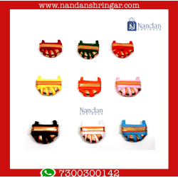 Chhajedar Zari Paag - Large Various Colors (Pack of 10)