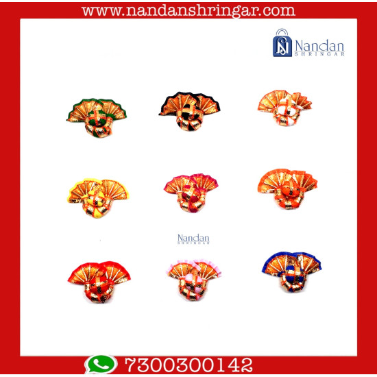 Kulhe Zari Paag - Chitra Ji - Small - Various Colors (Pack of 10)