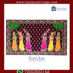 Special Embroidery Pichwai Velvet (Sakhi)