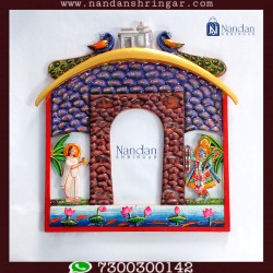 Govardhan Pithika - Hand Painted