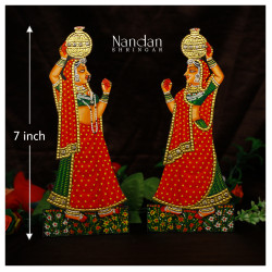Gopi Matki Pair - Orange (Kesariya)