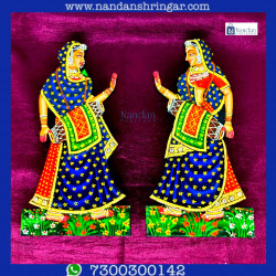Gopii Dholki Pair - Blue (Koyali)