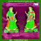 Gopi Dholki Pair - Green (Hara)