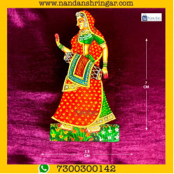 Gopi Dholki Pair - Orange (Kesariya)