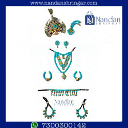 Firoza Jod With Mukut