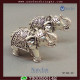 Antique Elephant Fine Silver - One Pair