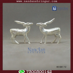 Deer Fine Silver - One Pair