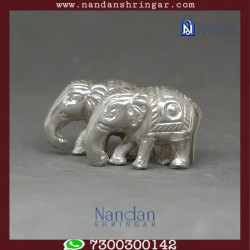 Elephant Fine Silver - One Pair
