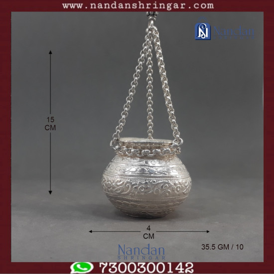 Hanging Handi - Fine Silver