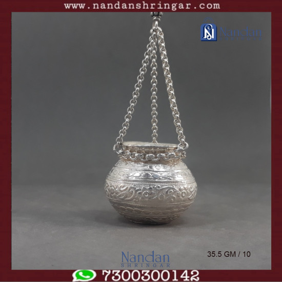 Hanging Handi - Fine Silver