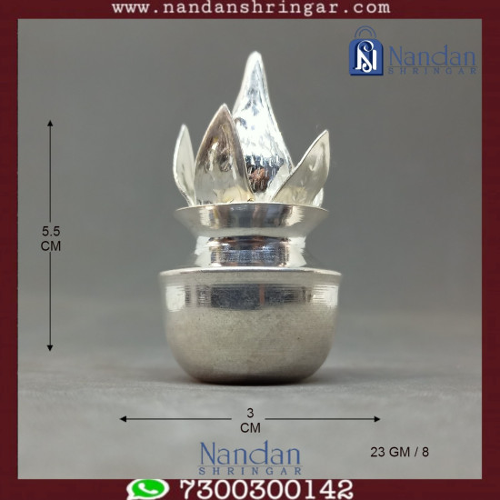 Kalash Nariyal - Fine Silver