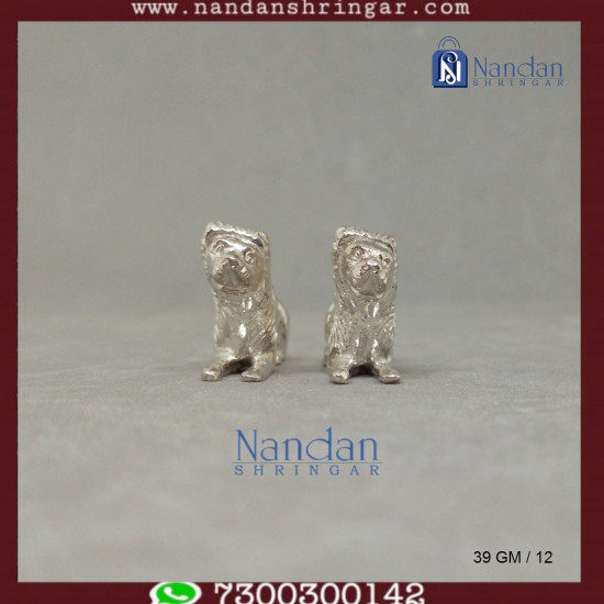 Lion Fine Silver - One Pair