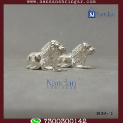 Lion Fine Silver - One Pair