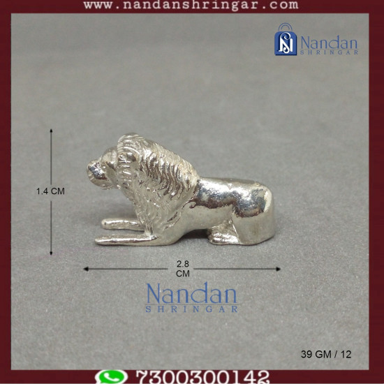 Lion Fine Silver - One Pair