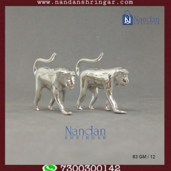 Monkey Fine Silver - One Pair