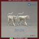Monkey Fine Silver - One Pair