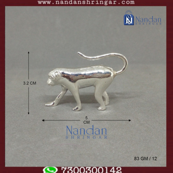 Monkey Fine Silver - One Pair