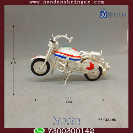 Motorcycle - Fine Silver