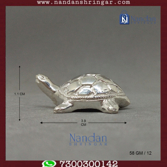 Tortoise  Fine Silver - One Pair