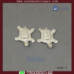Tortoise  Fine Silver - One Pair