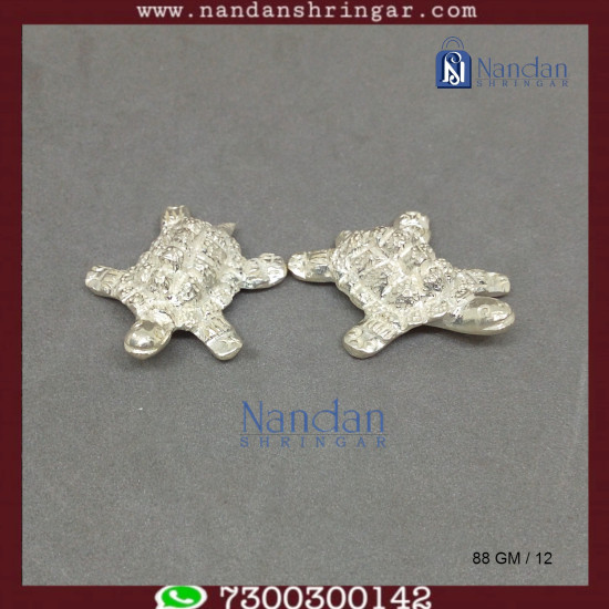 Tortoise  Fine Silver - One Pair