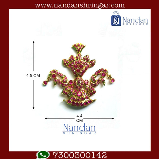 Tipara Folding Silver - Manek (4 In 1 Shringar) 