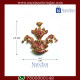 Tipara Folding Silver - Manek (4 In 1 Shringar) 