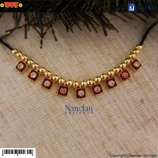 Traval Meena Padak - Silver (Manek)
