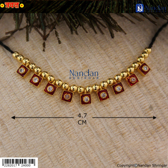 Traval Meena Padak - Silver (Manek)