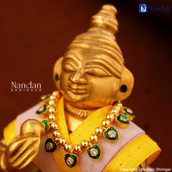 Traval Meena Paan Padak - Silver (Panna)