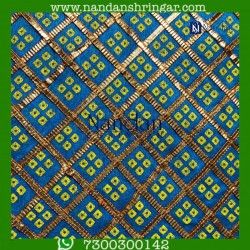 Choufuli Checks Zari Vastra - Blue (Neela)