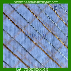 Dhora Wala Doriya Special Zari  Vastra - White (Safed)