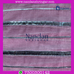 Dhora Wala Doriya Special Zari  Vastra - Pink (Gulabi)