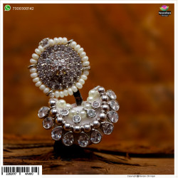 Gol Chandrika with Paag - Silver Gol Chandrika with Paag - Silver